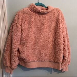 Gap Cozy Pink Fleece Pullover